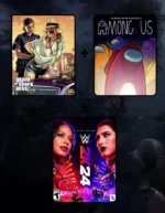 GTA 5 + Among us + WWE 2k24