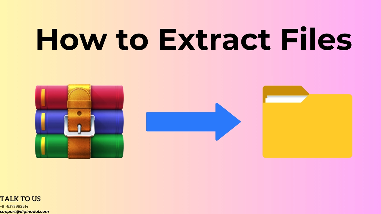 How to extract files