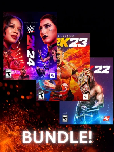 WWE 2K24, WWE 2K23, WWE 2K22 BUNDLE
